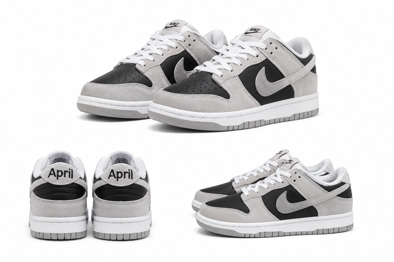 کتانی نایکی مدل Dunk Low (طرح April) - مردانه